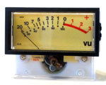 Sifam AL-29WF VU Meter w/ Bezel
